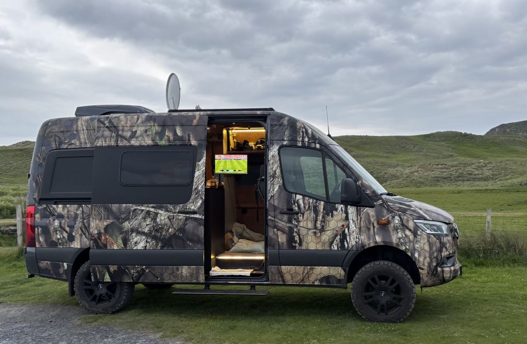 Camper Vollfolierung Camouflage