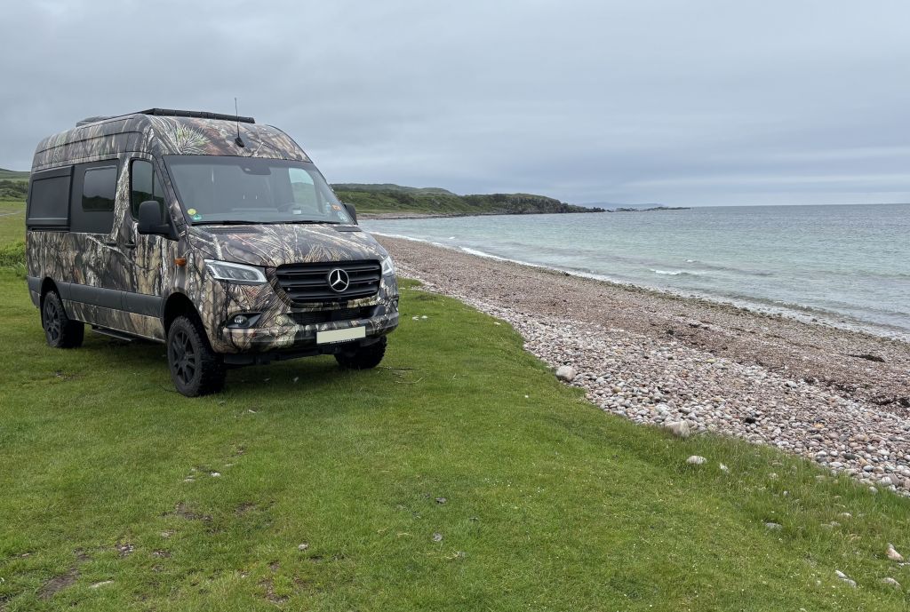 Camper Vollfolierung Camouflage